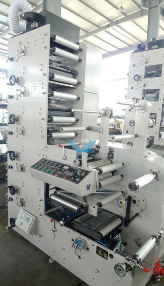 Máy in Flexo 4 màu loại đứng