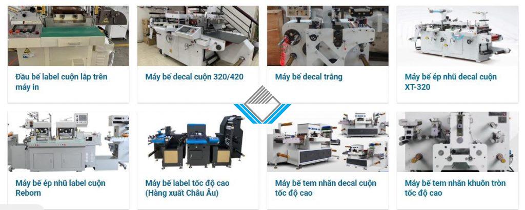 Máy bế tem nhãn label cuộn 