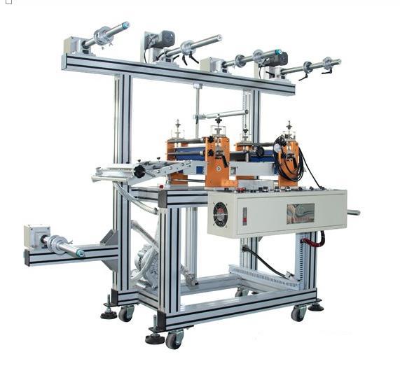 Máy cán màng label trạm đôi 