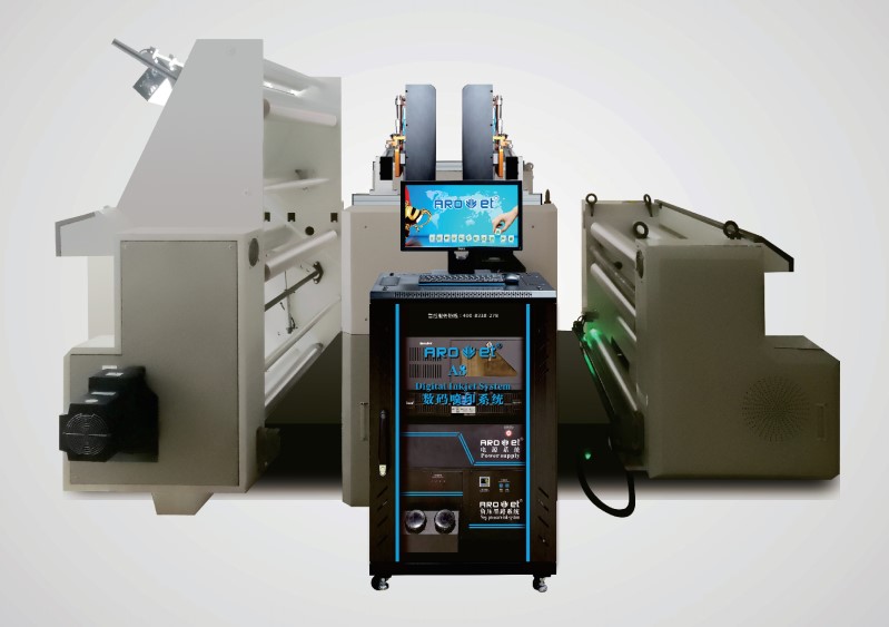 Máy in dữ liệu biến đổi lắp trên máy in Flexo