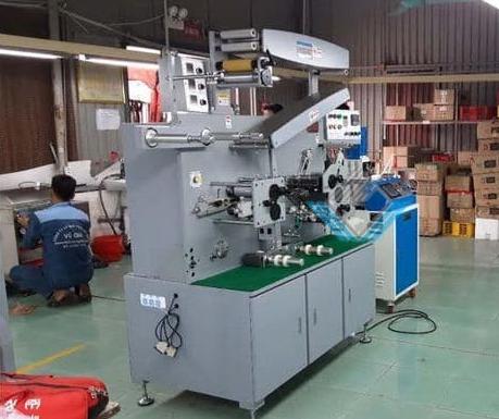 Máy in Flexo tem vải