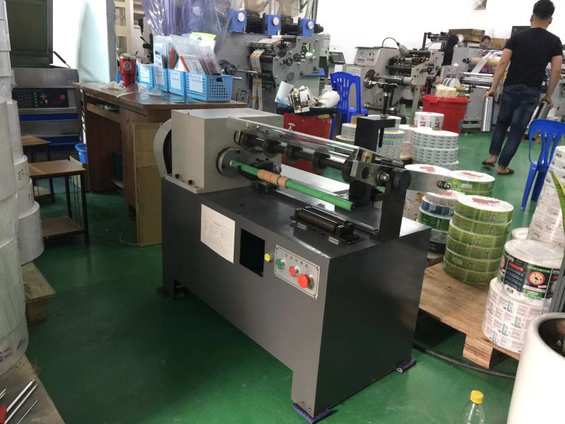 địa chỉ bán máy cắt ống giấy cuộn label